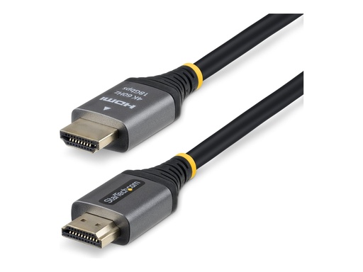 [HDMMV5F] StarTech.com Startech - Premium High Speed - HDMI-Kabel - HDMI männlich zu HDMI männlich - 1.5 m - abgeschirmt - schwarz & silber - 4K60Hz-Unterstützung, 1440p (UWQHD)