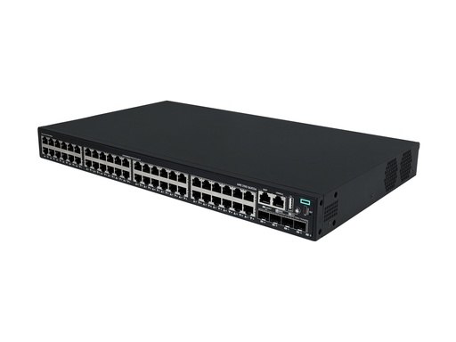 [S6X53A#ABB] HPE Networking Comware 2150 48p 10M/100M/1G PoE+ 4p SFP+ 1G/10G 390W - Switch - L3 - managed - 48 x 10/100/1000Base-T (PoE+)