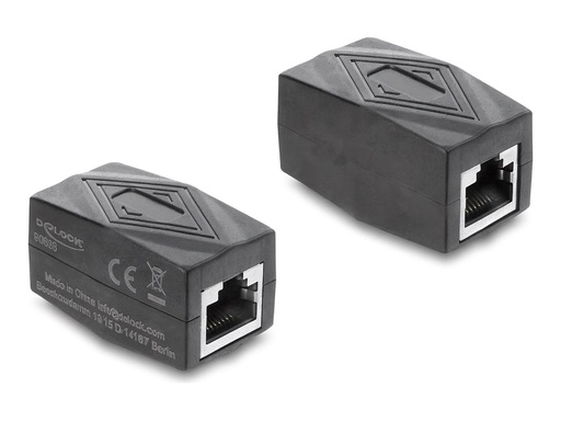 [90838] Delock Netzwerkkoppler - RJ-45 (W) zu RJ-45 (W)