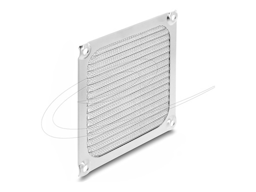 [67457] Delock Lüftergitter mit Filter - 92 x 92 mm, aluminum, stainless steel filter mesh