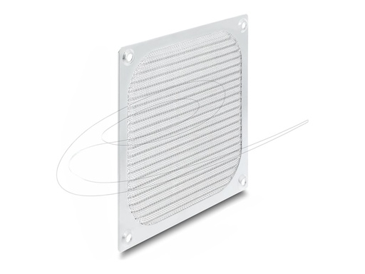 [67458] Delock Lüftergitter mit Filter - 120 x 120 mm, Aluminium, Edelstahlfiltergewebe