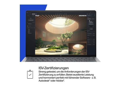 [A3ZQ1ET#ABB] HP ZBook Ultra G1a Mobile Workstation - AMD Ryzen AI Max Pro 390 / 3.2 GHz - Win 11 Pro - Radeon 8050S - 64 GB RAM - 1 TB SSD NVMe, TLC - 35.6 cm (14")