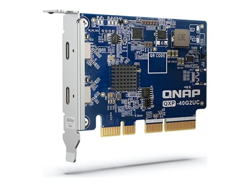 [QXP-40G2UC] QNAP QXP-40G2UC - USB-Adapter - PCIe 4.0 x4 Low-Profile