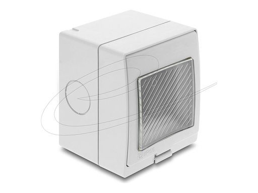 [81623] Delock Easy 45 - socket-outlet housing - surface-mounted housing, IP55, waterproof