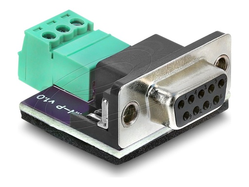 [91293] Delock Serieller Adapter - DB-9 (W) zu 3-poliger