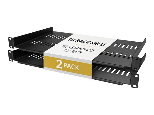[CABSHELFV1U-2PK] StarTech.com Startech - Rack - Regal - vented cantilever, for cabinet, heavy-duty 10" (25 cm)