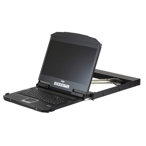 [CL3800NW-ATA-FG] ATEN CL3800NW Konsole F USB HDMI DVI VGA Tastatur Französisch Full HD - KVM-Konsole - DVI