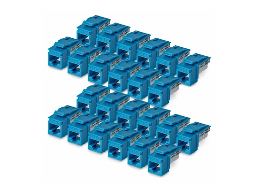 [C6KEY110BL24PK] StarTech.com CAT6 KEYSTONE JACK 24-PACK - Netzwerk - CAT 6