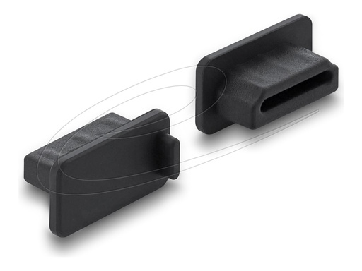 [87465] Delock Staubschutz f. HDMI-A-Buchse Silikon 10 St. schwarz