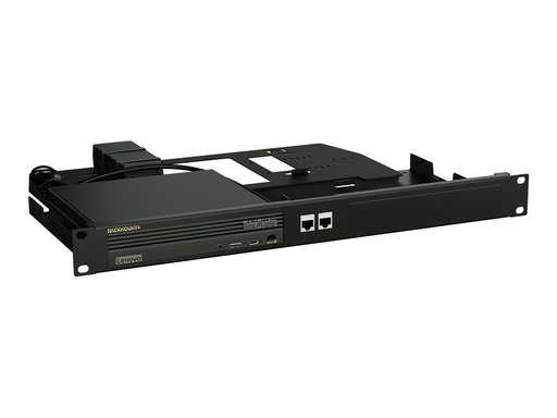 [RM-LV-T1] Rackmount.IT Montagesatz für Netzwerkgeräte - Rack montierbar - Jet Black - 1U - 48.3 cm (19")