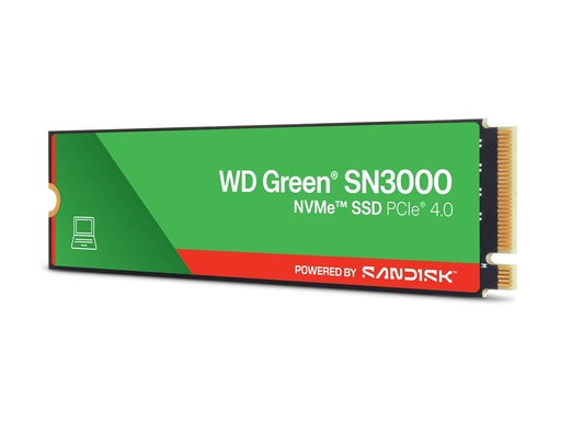 [WDS500G5G0E-00VNF0] SanDisk WD Green SN3000 - SSD - 500 GB - intern - M.2 2280 S3-M (M.2 2280 S3-M)