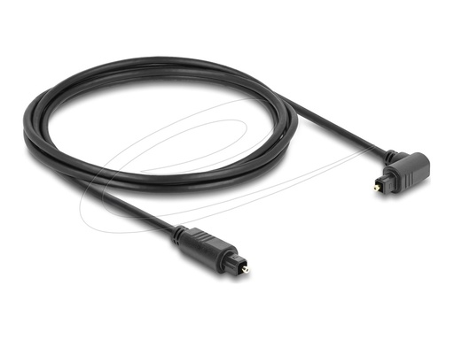[90930] Delock Digitales Audio-Kabel (optisch) - TOSLINK männlich gewinkelt zu TOSLINK männlich