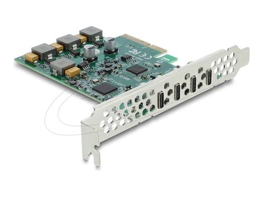 [90935] Delock Serieller Adapter - PCIe 3.0 x4 Low-Profile