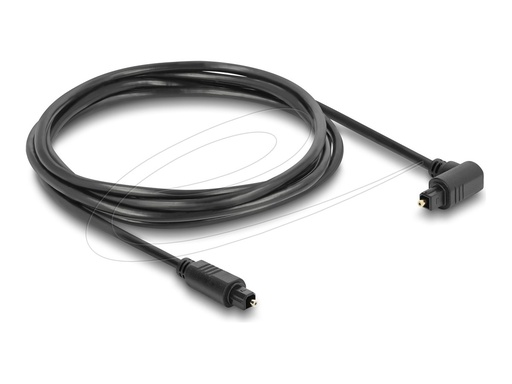 [90929] Delock Digitales Audio-Kabel (optisch) - TOSLINK männlich gewinkelt zu TOSLINK männlich