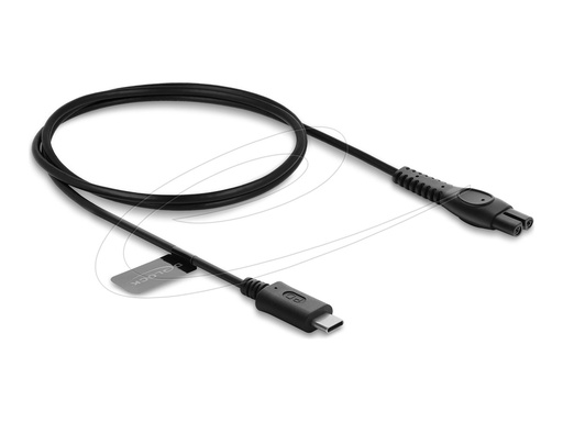 [91793] Delock Stromkabel - USB-C (M) zu 2-polig (M)