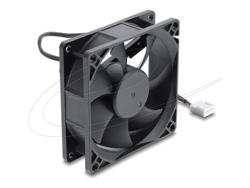 [67451] Delock Axiallüfter DC 80 x 80 25 mm mit PWM Lüfteranschluss