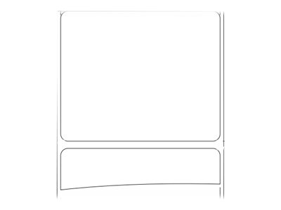 [3003231] Zebra Z-Perform 1000D - Papier - permanenter Acrylklebstoff - unbeschichtet - perforiert - 6,2 mil - weiß - 69.85 x 57.15 mm 1000 Etikett(en) (1 Rolle(n)