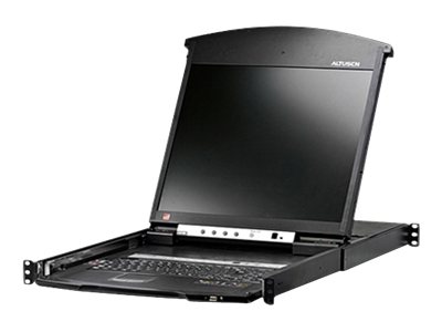 [KL1508AIM-AXA-SWG] ATEN KL1508AiM - KVM-Konsole mit KVM-Switch - 8 Anschlüsse - PS/2, USB - 43.2 cm (17")