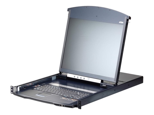 [KL1108VN-AXA-SWG] ATEN KL1108VN - KVM-Konsole mit KVM-Switch - 8 Anschlüsse - USB - 48.3 cm (19")