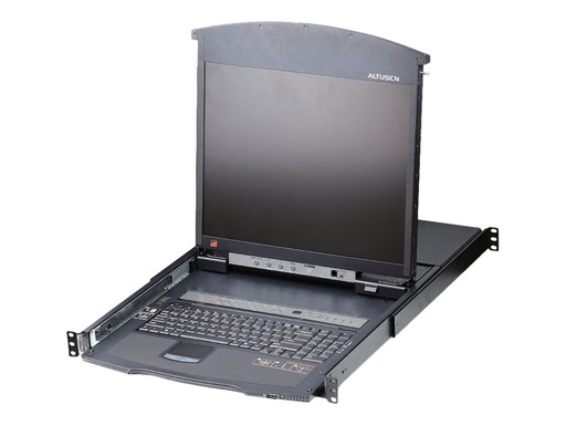 [KL1508AM-AXA-SWG] ATEN LCD KVM Switches KL1508AM - KVM-Konsole mit KVM-Switch - 8 Anschlüsse - PS/2 - 43.2 cm (17")