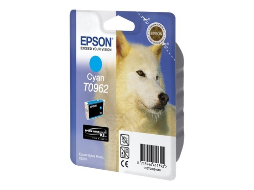 [C13T09624010] Epson T0962 - 11.4 ml - Cyan - original - Blisterverpackung