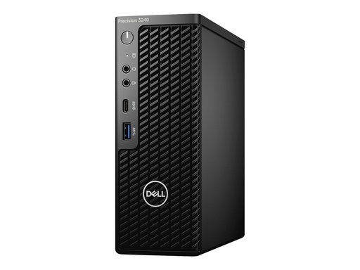 [TFVPF] Dell Precision 3240 Compact - USFF - 1 x Xeon W W-1250 / 3.3 GHz - vPro - RAM 32 GB - SSD 512 GB - Quadro P1000 - 1GbE - Win 10 Pro 64-Bit - Monitor: keiner - Schwarz - BTP - mit 1 Jahr ProSupport mit Vor-Ort-Service am nächsten Werktag (CH, IE, UK - 3 Jahre)