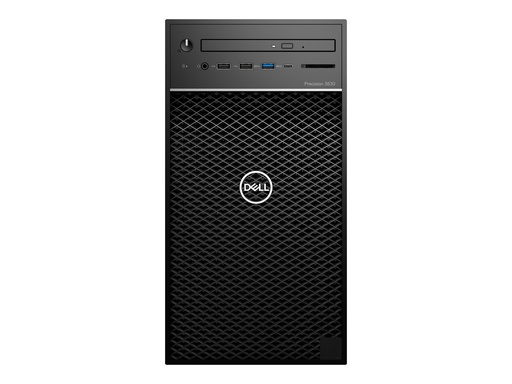 [WJ7X2] Dell Precision 3630 Tower - MT - 1 x Core i7 9700 / 3 GHz - vPro - RAM 8 GB - HDD 1 TB - DVD-Writer - UHD Graphics 630 - 1GbE - Win 10 Pro 64-Bit - Monitor: keiner - Schwarz - BTP - mit 1 Year Basic Onsite (IE, UK - 3 Years)