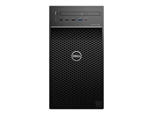 [H4D1J] Dell Precision 3650 Tower - MT - 1 x Core i7 10700 / 2.9 GHz - vPro - RAM 16 GB - SSD 512 GB - DVD-Writer - Radeon Pro WX 3200 - 1GbE - Win 10 Pro 64-Bit - Monitor: keiner - Schwarz - BTP - mit 1 Year Basic Onsite (CH, IE, UK - 3 Years)
