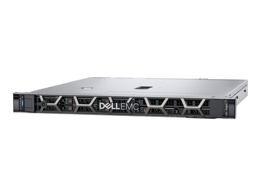[PER35010S] Dell PowerEdge R350 - Server - Rack-Montage - 1U - 1-Weg - 1 x Xeon E-2314 / 2.8 GHz - RAM 16 GB - SAS - Hot-Swap 8.9 cm (3.5")