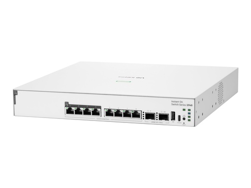 [S4A29A] HPE Networking Instant On 1940 8p Gigabit CL6 PoE 2p SFP 124W - Switch - L2+ - managed - 8 x 10/100/1000 (PoE++)