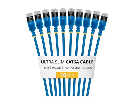 [6ASTP34BLS15CM10PK] StarTech.com Startech - Patch-Kabel - RJ-45 (M) zu RJ-45 (M)