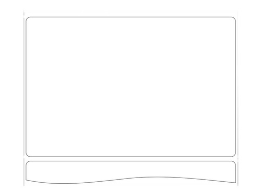 [3006377] Zebra Z-Perform 1000D - Papier - permanenter Acrylklebstoff - unbeschichtet - 152.4 x 101.6 mm 6400 Etikett(en) (4 Rolle(n)