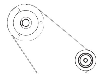 [P1006067] Zebra Hauptantriebsriemenkit