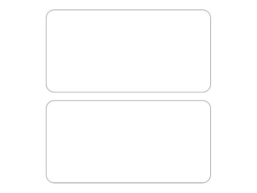 [3011368] Zebra Z-Ultimate 3000T - Polyester - permanenter Klebstoff - beschichtet - weiß - 63.5 x 31.8 mm 2100 Etikett(en) (1 Rolle(n)