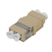 [S215480] Synergy 21 LWL-Kupplung LC-Buchse/LC-Buchse 50/125u Multimode duplex PVC beige ohne - Multimode-Faser - Duplex