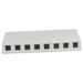 [S216344] Synergy 21 Keystone Modulträger Patchpanel für 8x TP-Modul Aufputz weiss ABS