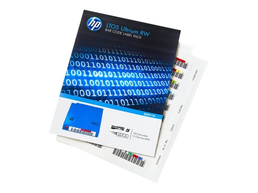 [Q2011A] HPE LTO-5 Ultrium RW Bar Code Label Pack - Strichcodeetiketten