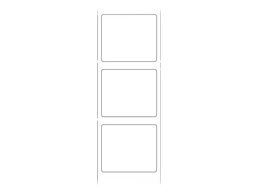 [3003322] Zebra Z-Ultimate 3000T - Polyester - permanenter Klebstoff - beschichtet - weiß - 22.2 x 19.1 mm 3720 Etikett(en) (1 Rolle(n)