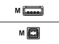 [321-576-004] HONEYWELL USB-Kabel - USB (M) zu USB Typ B (M)