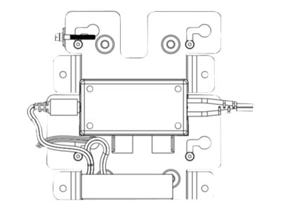 [KT-152098-03] Zebra Klammer - für Customer Concierge - Wandmontage