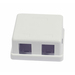 [S216348] Synergy 21 Keystone Modulträger AP Dosen für 2xTP-Modul Reinweiss