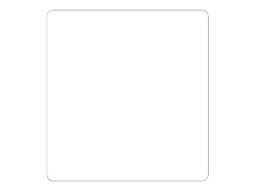 [3009629-T] Zebra Z-Perform 1000D - Papier - permanenter Klebstoff - unbeschichtet - 80 x 85 mm 810 Etikett(en) (1 Rolle(n)