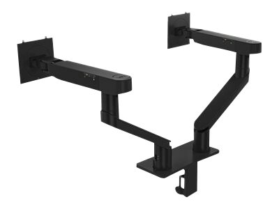 [DELL-MDA20] Dell Dual Monitor Arm - MDA20 - Befestigungskit - einstellbarer Arm - für 2 LCD-Displays - Schwarz - Bildschirmgröße: 48.3-86.4 cm (19"-34")