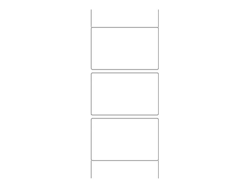 [3010624] Zebra Z-Ultimate 3000T - Polyester - permanenter Acrylklebstoff - beschichtet - weiß - 40 x 25 mm 3090 Etikett(en) (1 Rolle(n)