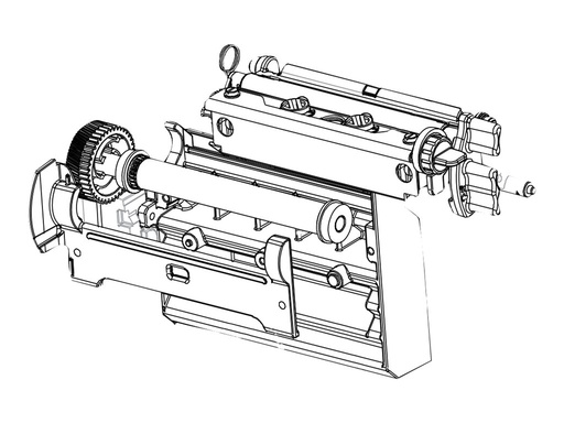 [DPO12-2894-01] HONEYWELL Montageblock untere Druckwalze