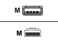 [8-0754-07] Datalogic USB Cable For IBM Power Off Terminal applications - USB-Kabel - USB (M)