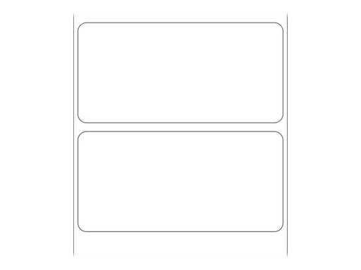 [3001163] Zebra Z-Perform 1000T - Papier - permanenter Klebstoff - unbeschichtet - 74.6 x 36.5 mm 1960 Etikett(en) (1 Rolle(n)