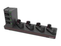[CT45-5CB-UVB-BAT-0] HONEYWELL Ladestation + AC-Netzteil - 4 x Batterien laden
