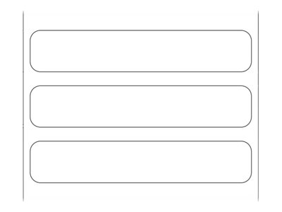 [3010055] Zebra Z-Ultimate 3000T - Polyester - permanenter Klebstoff - beschichtet - weiß - 50.8 x 9.5 mm 14980 Etikett(en) (1 Rolle(n)