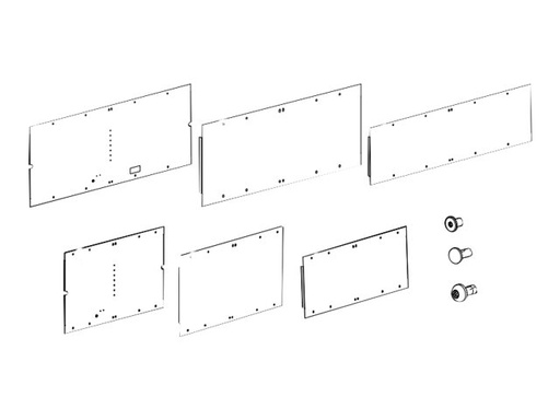 [FS-FM-4005-B] APC HyperPod Frame 4ft Aisle End Panel - Rackmontagesatz